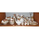 A Royal Albert Old Country Roses Dinner/Tea/Coffee Set A cursory check performed at the time of