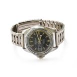 A Sicura Automatic Day/Date Wristwatch, 1970's, (bezel insert missing)