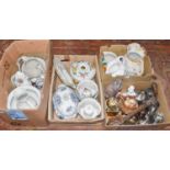 Boxes of General Household Ceramics, Glass and Metalware: including Emma Bridgewater, Royal