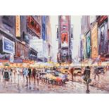 Henderson Cisz (Contemporary) Brazilian"Heart of Manhattan"Signed and numbered, 96/195, giclee print