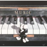 Mark Grieves (Contemporary)"Music"Signed and numbered 21/150, giclee print, 64.5cm by 64.5cm