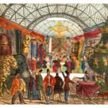 Paper Peepshow.The Great London Exhibition 1851. no date [c.1851], paper peepshow of the Thames