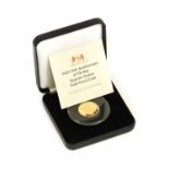 Solomon Islands, Gold Proof $10 (¼oz) 2020, (.916 gold, 22.5mm, 8g), '75th Anniversary of VE Day',