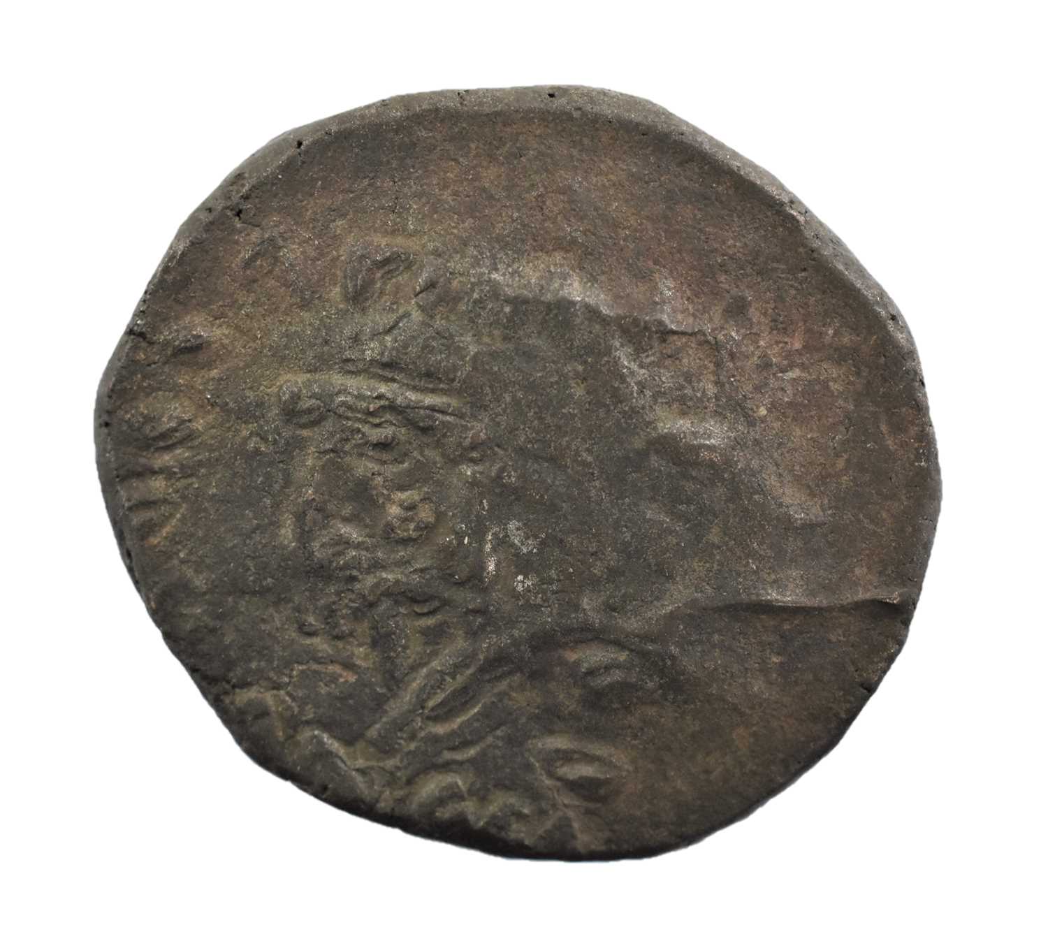 ♦Kings of Elymais, Orodes I (late 1st century BC) Billon Tetradrachm (28mm, 15.44g), obv. diademed - Image 2 of 2