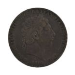 George III, Crown 1819 LIX, obv. laureate head right, rev. Pistrucci's St. George and the dragon, (