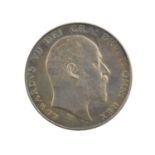 Edward VII, Matte Proof Halfcrown 1902, obv. bare head right, rev. crowned shield of arms in garter,