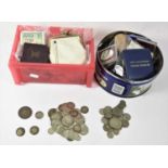 Assorted Silver and Commemorative Coinage, to include: Birmingham Silver One Shilling Token 1811,