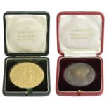 2 x British Medals, comprising: (1) Coronation Exhibition 1911, Silver Medal (51mm, 50.85g),