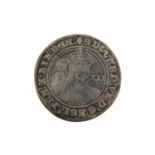 Edward VI, Shilling 1551-3 (32mm, 5.52g), fine silver issue, mm tun, obv. facing bust, rose to