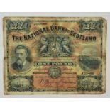 The National Bank of Scotland, £1 1908-24 Issue, dated 11th November 1916, Accountant hand signed