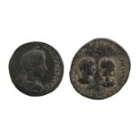 ♦2 x Roman Provincial - Mesopotamia, Gordian III (AD 238-44) comprising: (1) AE 29 (29mm, 18.50g),