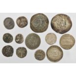 ♦13 x Ancient & Hammered Silver, to include: Roman Republic AR denarius, C. Marcius Censorinus, obv.