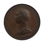 ♦Golden Jubilee of George III 1810, AE Medal (48mm, 52.09g), Lord Radnor's medal for Salisbury's