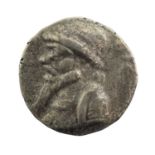 ♦Kings of Elymais, Kamnaskires V (mid-late 1st century BC) Billon Tetradrachm (23mm, 15.41g), obv.