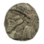 ♦Kings of Elymais, Kamnaskires V (mid-late 1st century BC) AR Tetradrachm (27mm, 14.26 g), Seleukeia