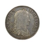 Charles II, Crown 1662 (40mm, 29.32g), obv. first draped bust right, rose below, rev. crowned