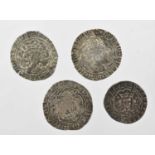3 x Hammered Groats, comprising: Edward IV 1467-70 (25mm, 2.41g), First Reign 1461-70, mm lis,