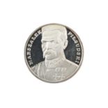 Poland, Silver Proof 100,000 Zlotych 1990, obv. RZECZPOSPOLITA POLSKA ('Republic of Poland'),