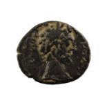 ♦Roman Provincial - Mesopotamia, Commodus (AD 177-92) and Abgar VIII AE 16 (16mm, 2.19g), Edessa