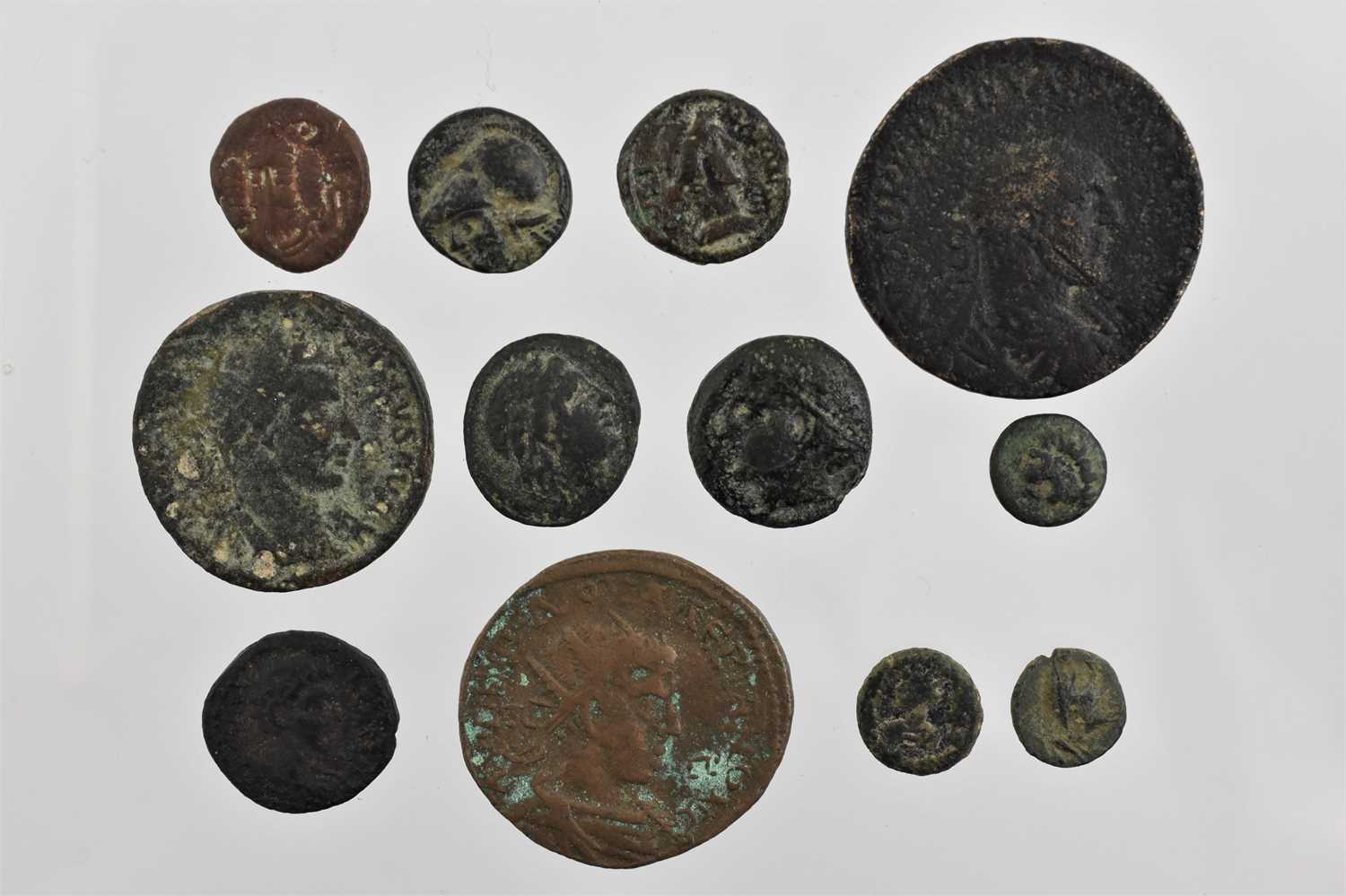 ♦12 x Greek & Roman Provincial, including: Kings of Elymais AE15 obv. bearded and tiar facing