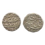 ♦2 x Afghanistan, Durrani Empire AR Rupees, comprising: (1) Timur Shah AH 1186-1207 (AD 1773-93) (