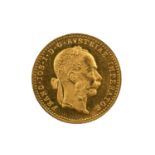 Austria, Franz Joseph I (1848-1916) Gold Restrike Ducat 1915, (.986 gold, 20mm, 3.49g), obv.