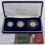 8 x Silver Proof Piedfort Sets, comprising: 3 x £2 to 50p 3-coin sets 2003(x3) and 2004; 2 x £2 2-