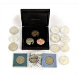 Mixed Crowns and Silver Proof Coins, comprising: 3 x crowns: George V 1935 'Silver Jubilee', rev.