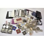 Assorted Commemorative Coinage, to include: 'Royal Shield of Arms' specimen set 2008, BU in Royal