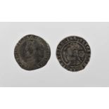 2 x Elizabeth I, Threepences comprising: 1562 (19mm, 1.36g), Third & Fourth Issue, mm pheon, obv.