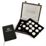 Queen Elizabeth the Queen Mother 24-Coin Silver Proof Collection, various commonwealth nations and