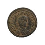 ♦Roman Provincial - Phyrgia, Valerian II (caesar AD 256-8) AE 29 (29mm, 8.58g), obv. laureate and