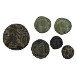 ♦Kings of Elymais, Uncertain Araskid King Billon Tetradrachm (27mm, 15.33g), c.late 1st century BC
