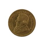 South Africa, Gold Half Pond 1897, (.916 gold, 19mm, 3.94g), obv. Paul Kruger bust left, rev.