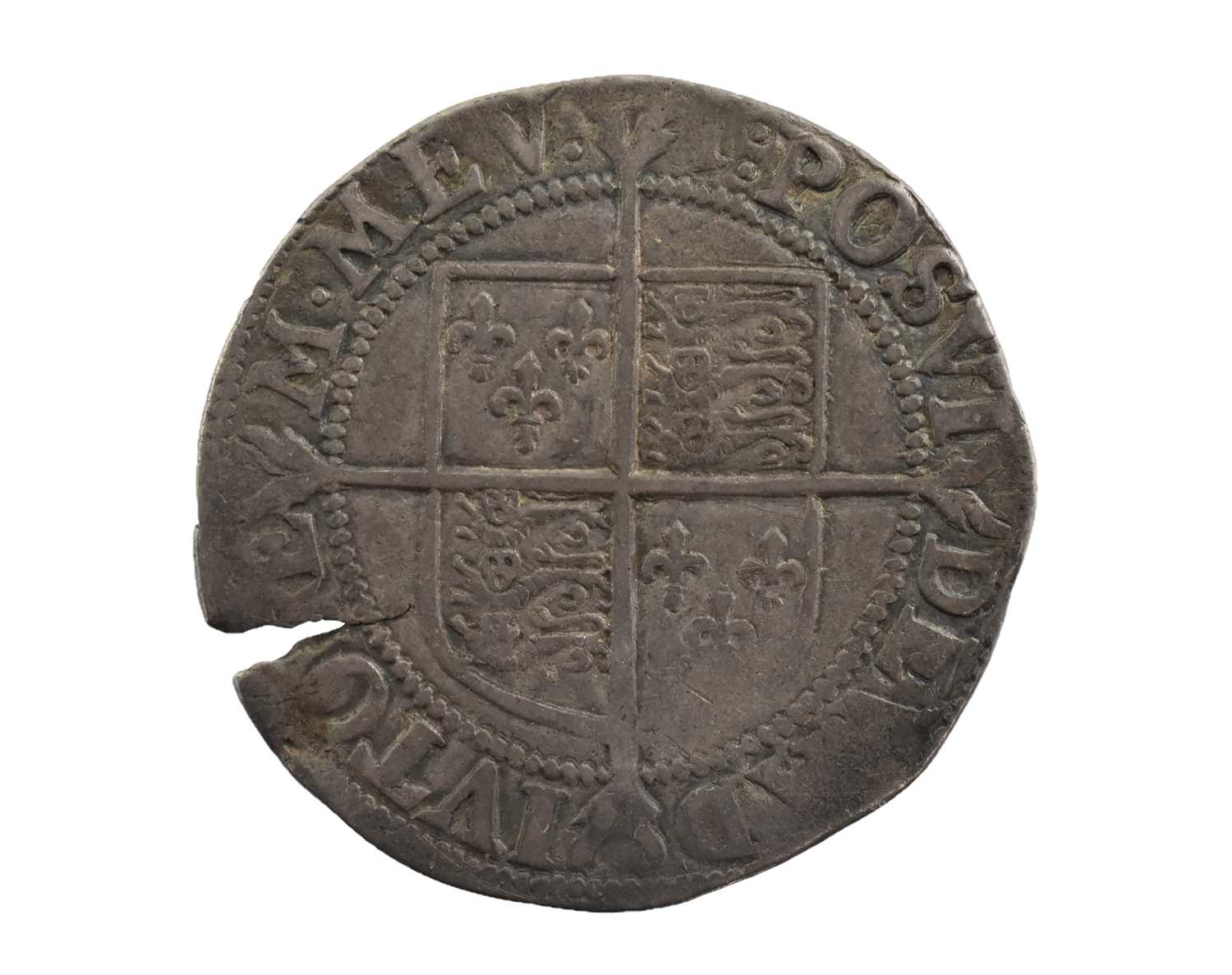 Elizabeth I, Shilling 1601-2 (31mm, 5.76g), seventh issue 1601-2, mm 1, obv. crowned bust left, rev. - Image 2 of 2