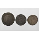 3 x Elizabeth I, comprising: shilling [1602], seventh issue 1601-2, mm 2, obv. crowned head right,