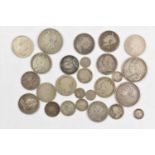 Mixed British Silver Coinage, including: 5 x crowns: George IV 1822(x2), Victoria 'Jubilee Head'