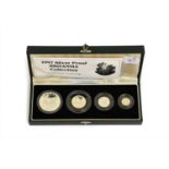 Elizabeth II, Britannia Silver Proof Collection 1997, 4-coin set comprising £2 (40mm, 32.454g, 1oz