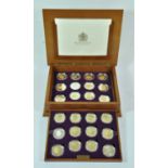 Elizabeth II, 'Golden Jubilee Collection' 2002, comprising 24 x silver proof coins issued by