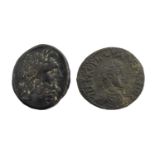 ♦2 x Phyrgia, Apameia comprising: (1) Greek AE 23 (23mm, 7.97g) c.1st century BC, obv. Zeus laureate