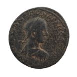 ♦Roman Provincial - Mesopotamia, Gordian III (AD 238-44) and Abgar X Phraates AE 32 (32mm, 17.