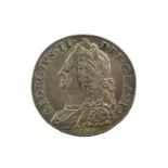 George II, Halfcrown 1746 D. NONO, obv. GEORGIVS, older laureate and draped bust right, LIMA