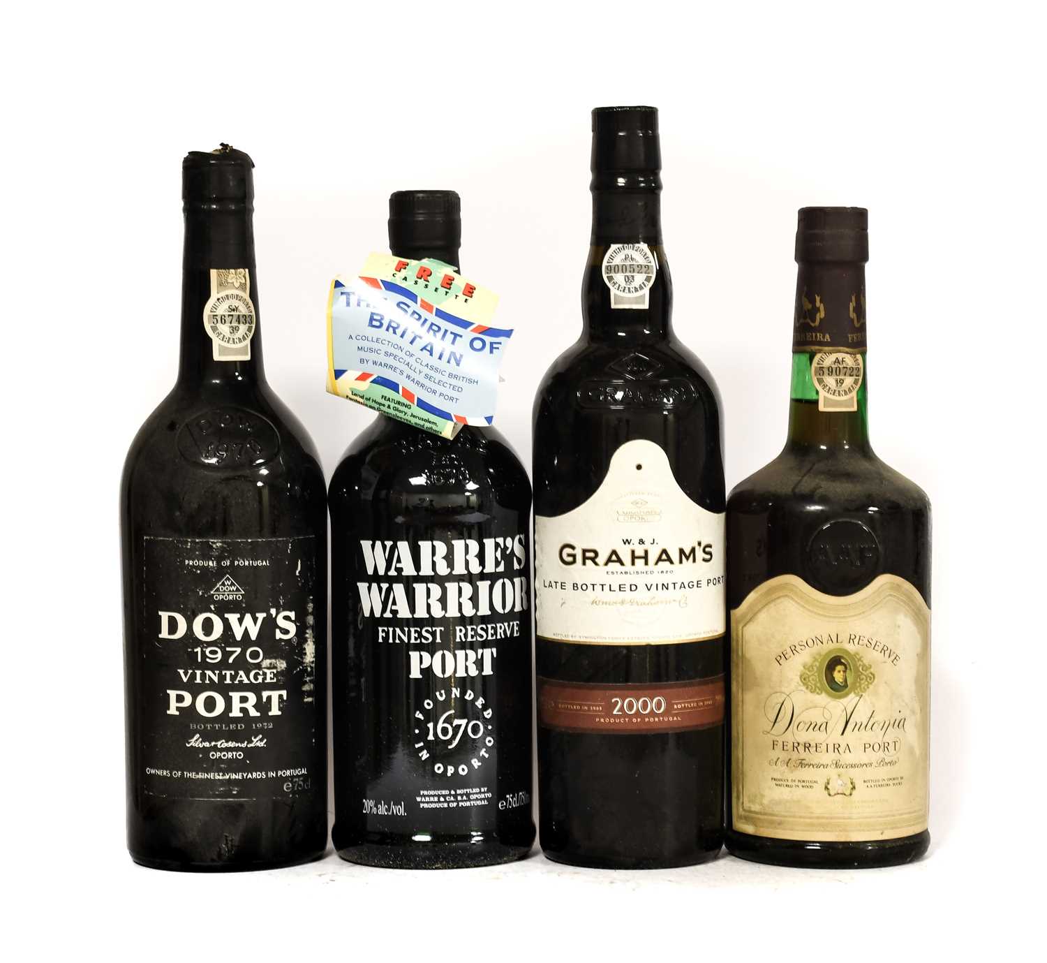 Dow's 1970 Vintage Port (two bottles), Warre's Warrior Finest Port (one bottle), Hooper's 1981 - Image 2 of 5