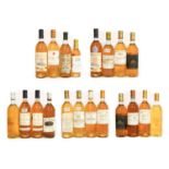 Dessert Wines: a mixed parcel of French dessert wines including Monbazzilac, Barsac, Sauternes