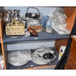 A Quantity of Assorted Silver Plate, including various dishes and other items, Together With