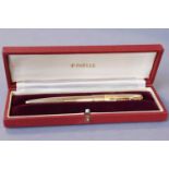 An Elizabeth II Gold Parker Ballpoint-Pen, London, 1967, 9ct, with an engine-turned finish, in