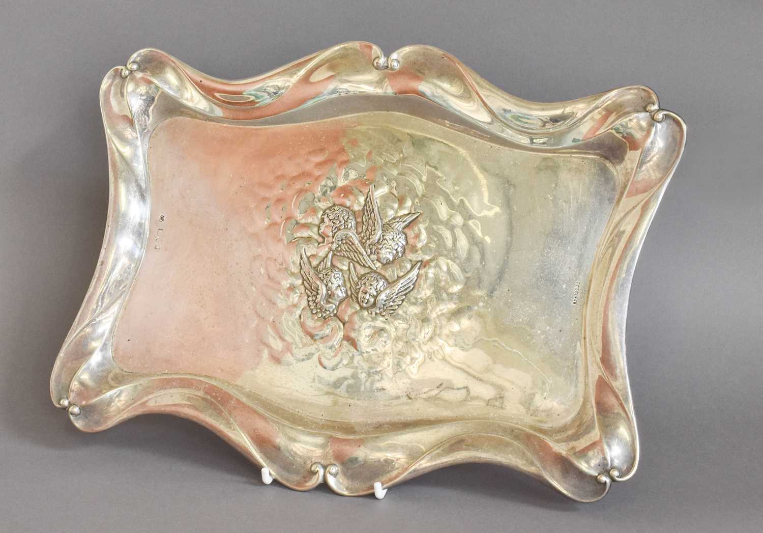 An Edward VII Silver Dressing-Table Tray, Possibly by Colen Hewer Cheshire, Chester, 1905, shaped