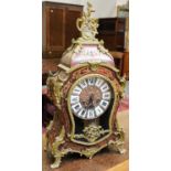 A Modern "Boulle" Style Striking Table Clock, 20th century