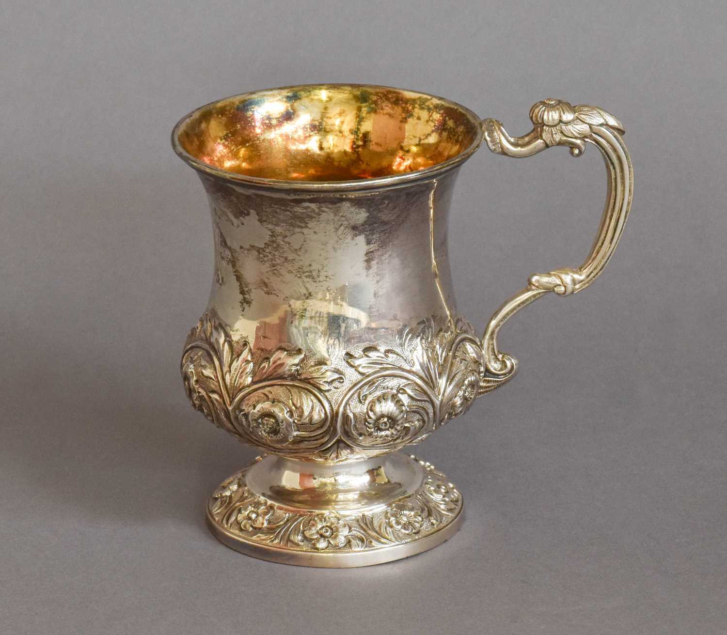 A George IV Silver Christening-Mug, by Edward Edwards, London, 1829, baluster, lower body chased