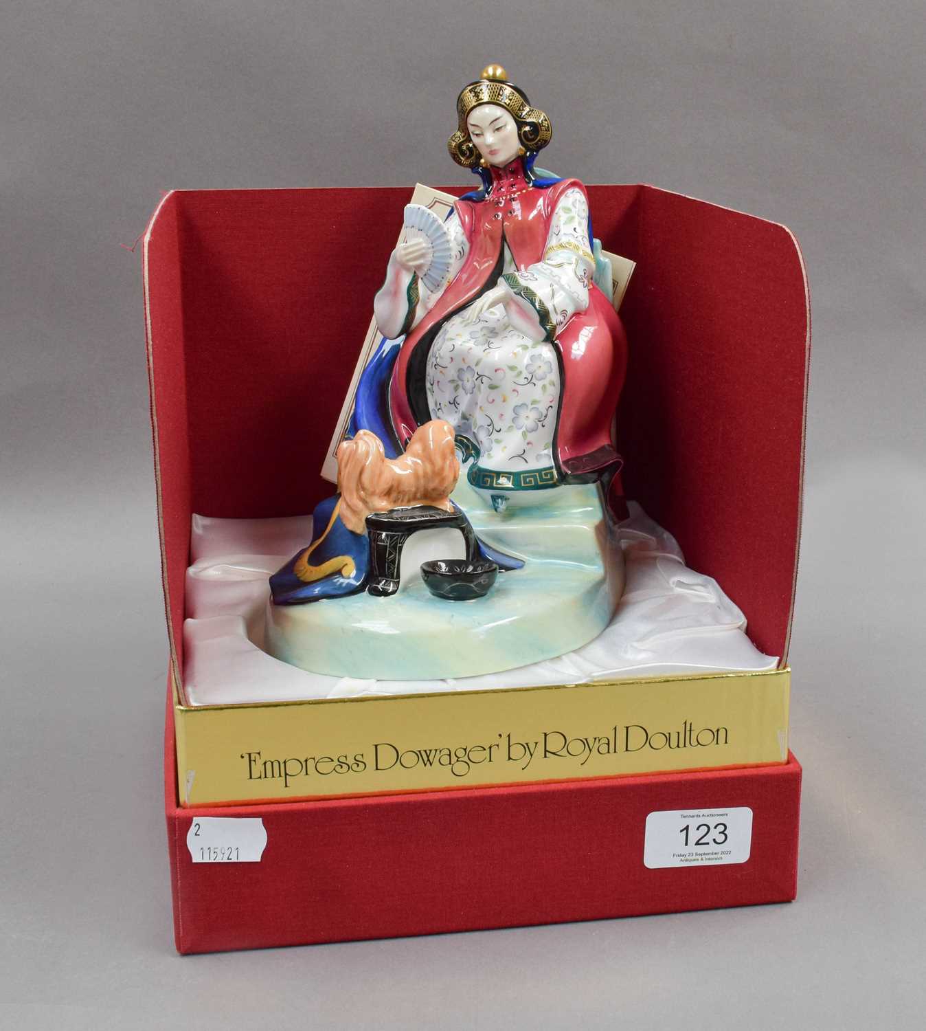 A Royal Doulton Figure, from Le Femme Fatal Series, "Tz'u-hsi, Emperess Dowager", HN2391, limited